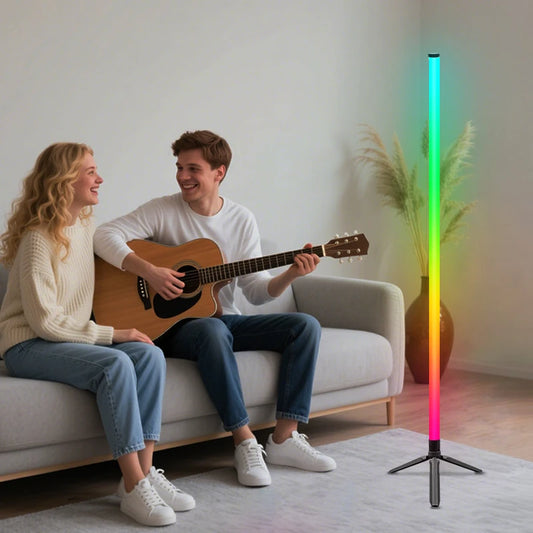 LumiCorner™ RGB Floor Lamp – Scandinavian Style Dimmable Corner Ambient Light