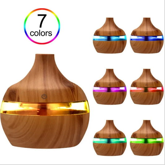 AromaMist Wood™ Ultrasonic Humidifier (300ml)